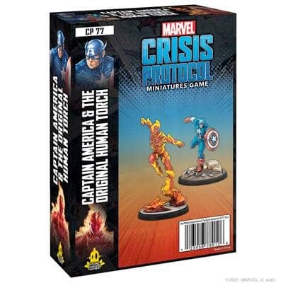 Marvel Crisis Protocol: Captain America & the Original Human Torch image 0